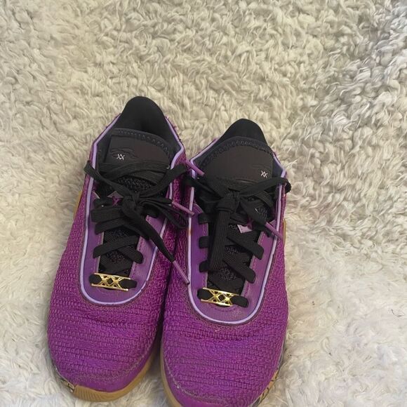 Nike LeBron 20 GS 'Young Heirs' FD0207-500 vivid purple kids sneakers SZ5Y - Picture 5 of 13